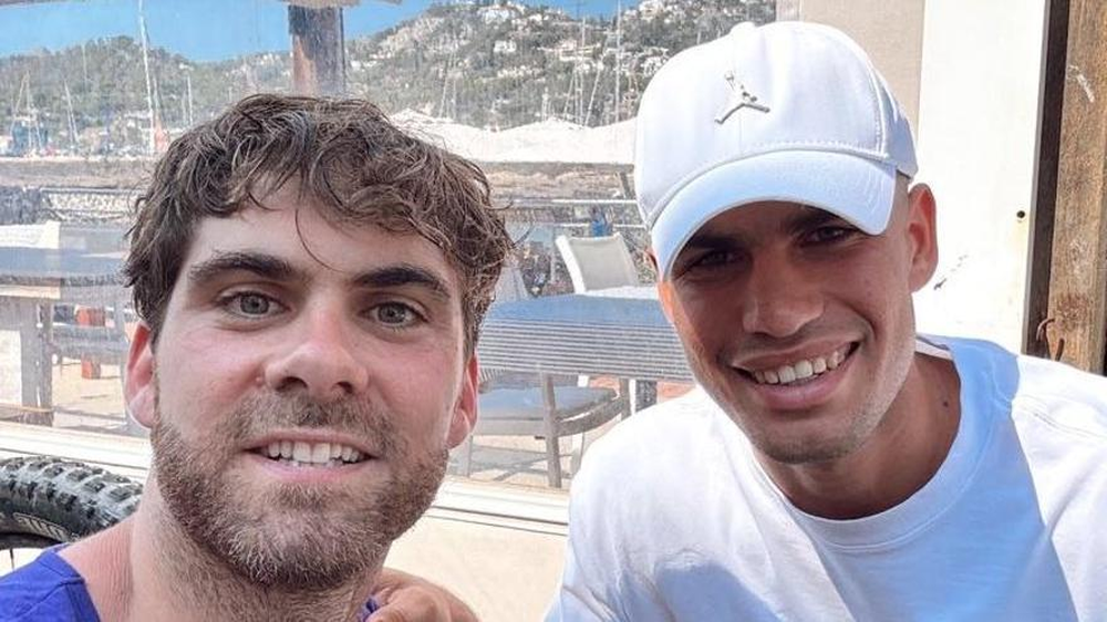 Carlos Alcaraz, en su descanso en Mallorca.