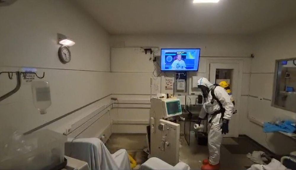 Derrame de ácido en Hospital Evangélico