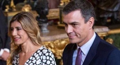Pedro Sánchez y su esposa Begoña Gomez
