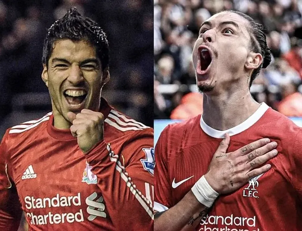 Luis Suárez y Darwin Núñez