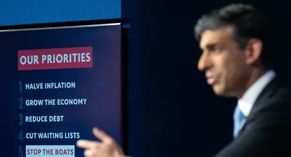 El primer ministro británico dio una conferencia de prensa luego de la votación en Comunes de su proyecto de ley sobre migración.