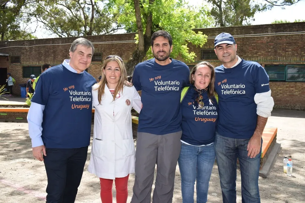 José Pedro Derregibus, Flavia Mareiro, Nicolás Manta, María Noel Orellano y Fernándo Leis