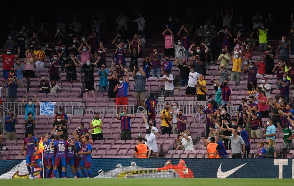 Los hinchas volvieron al Nou Camp