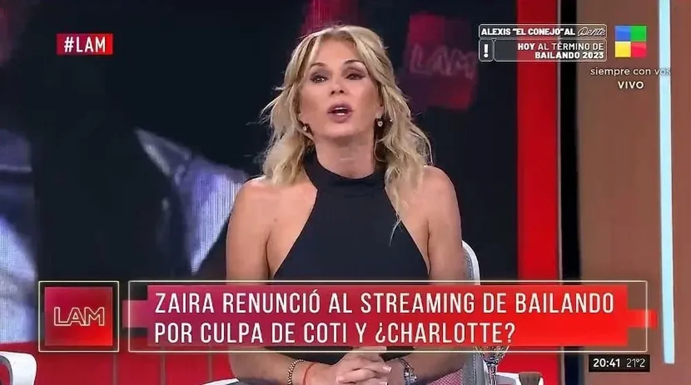 Yanina Latorre sumó un condimento más a la salida de Zaira Nara del Bailando.