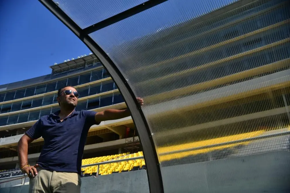 Andrés Varela, director artístico del espectáculo de fundación del Estadio de Peñarol