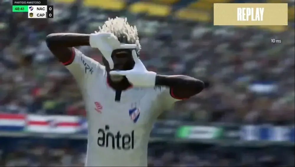 Triunfo de Nacional ante Peñarol en EAFC24