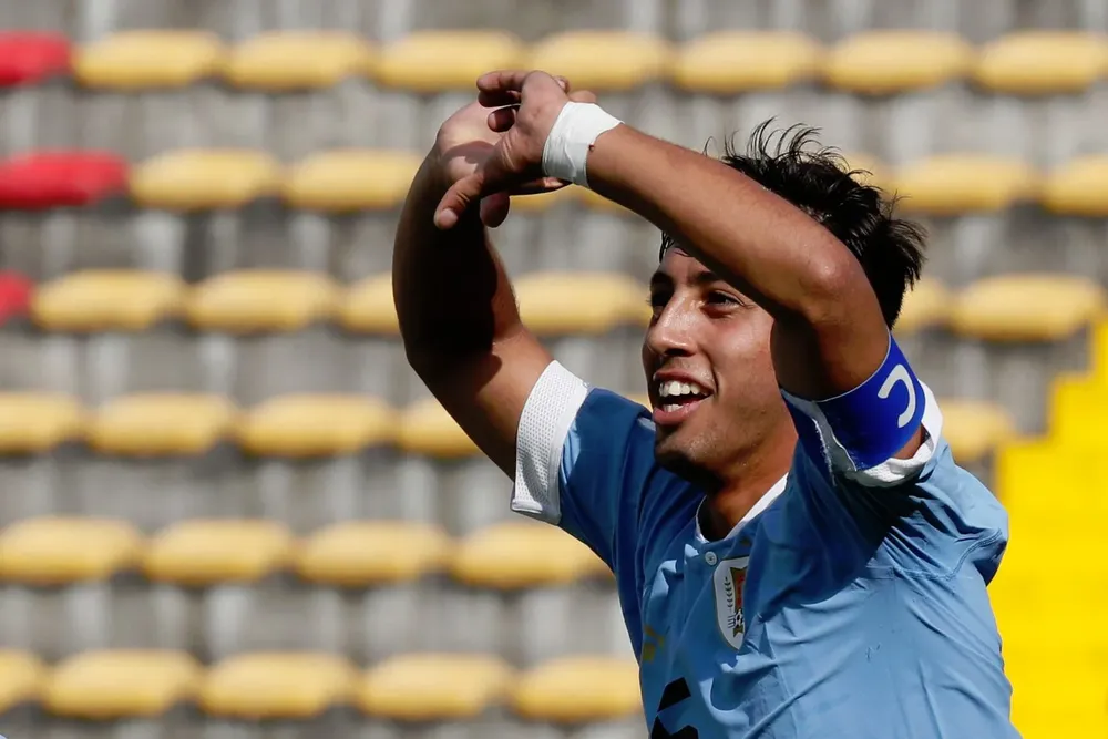 Fabricio Díaz, capitán de la celeste