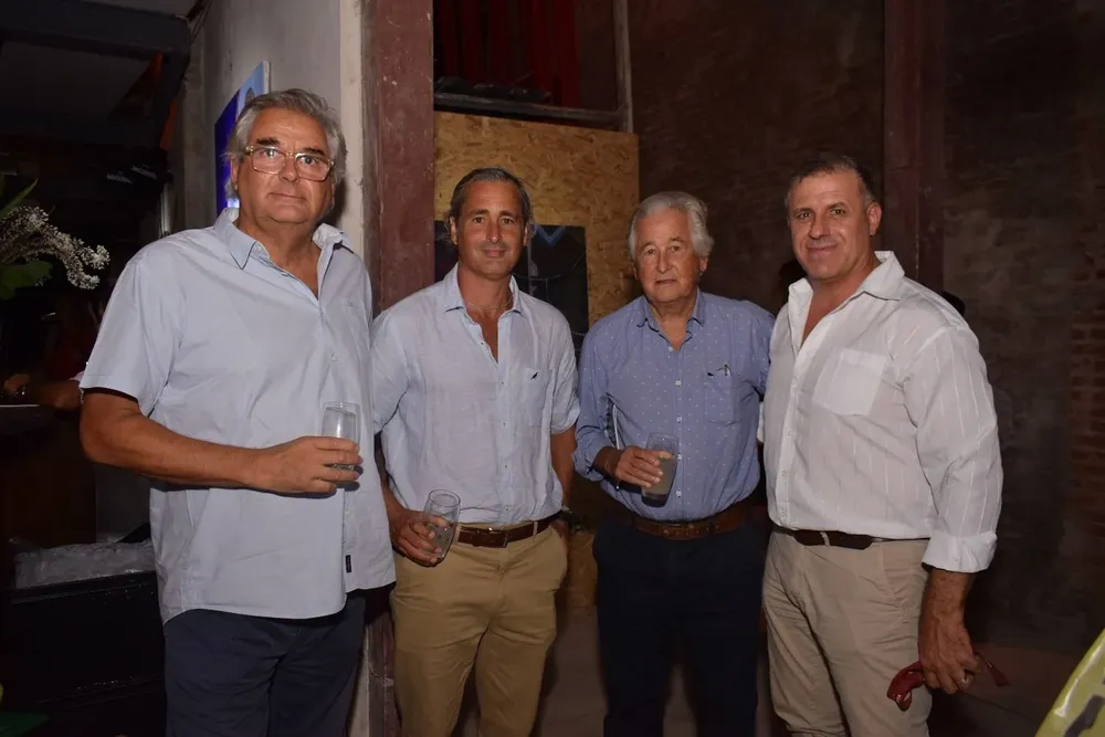 Fernando Presno, Guillermo (h) y Guillermo Hughes y Fernando Rodríguez