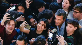 Sergio Massa en campaña