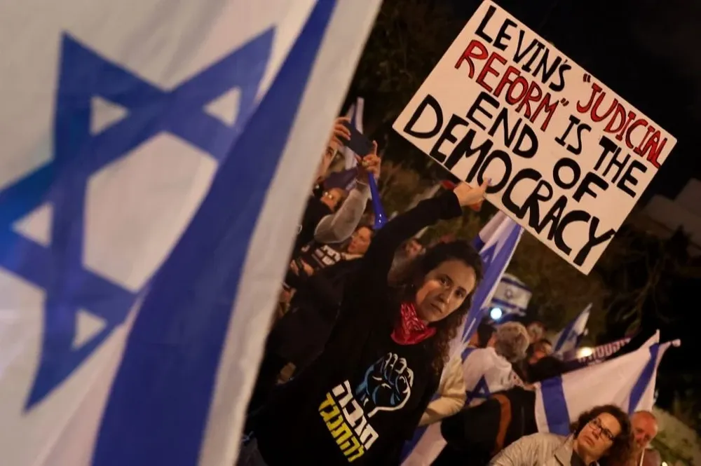 Los reservistas pidieron al gobierno del primer ministro Benjamin Netanyahu que detuviera la legislación judicial propuesta