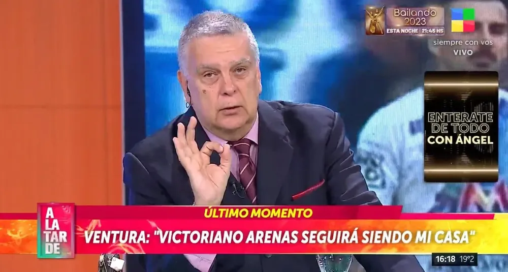Luis Ventura renunció a Victoriano Arenas