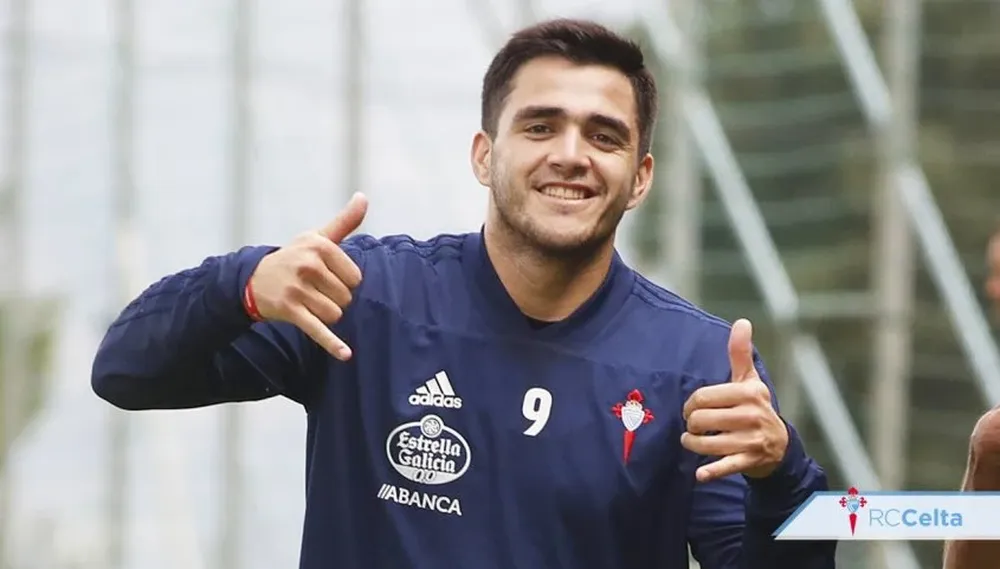 Maxi Gómez volvió a entrenar con el plantel de Celta