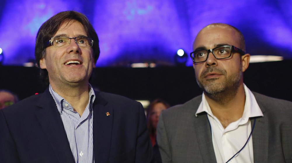 Carles Puigdemont y Miquel Buch