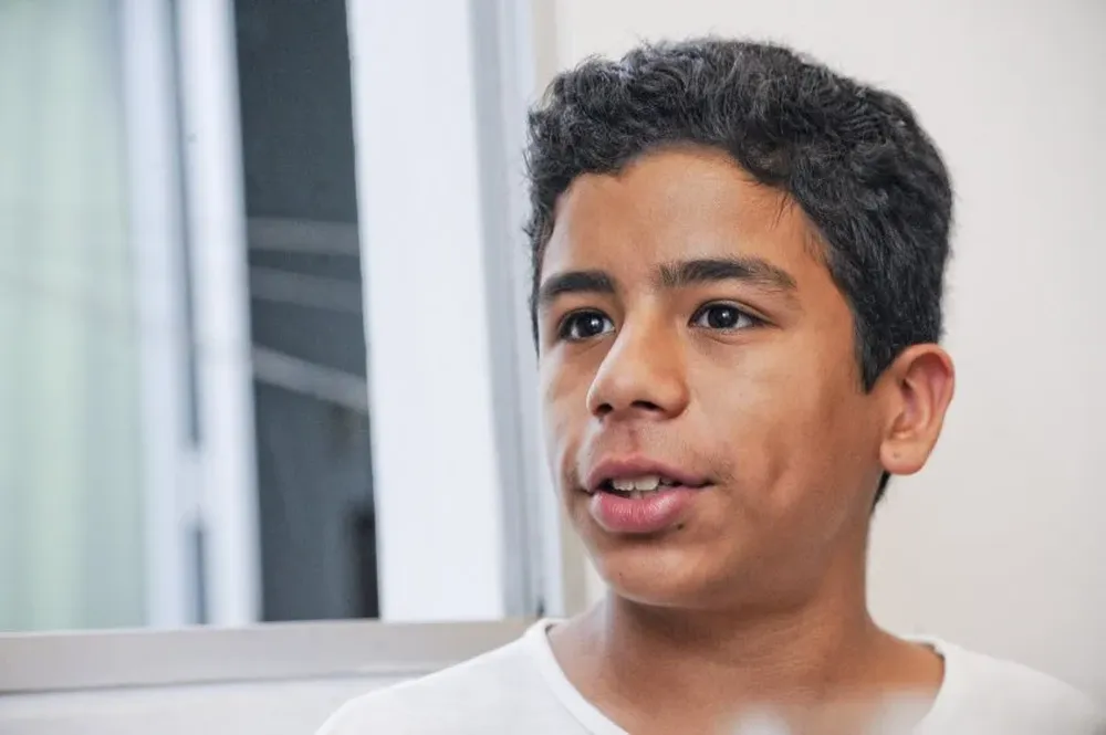 Franco Artigas es venezolano y recibió el Pabellón Nacional en la escuela Simón Bolívar