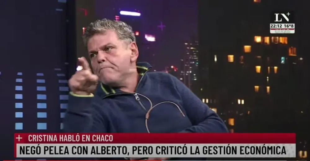 Alfredo Casero en el programa argentino +Voces.