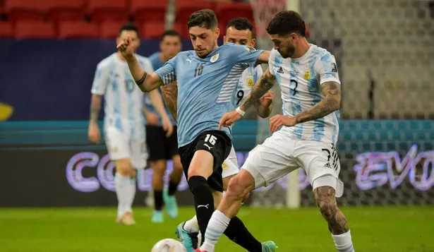 Federico Valverde de la selección uruguaya
