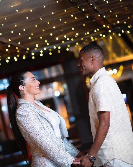 anesa Britos y Nicolás de la Cruz