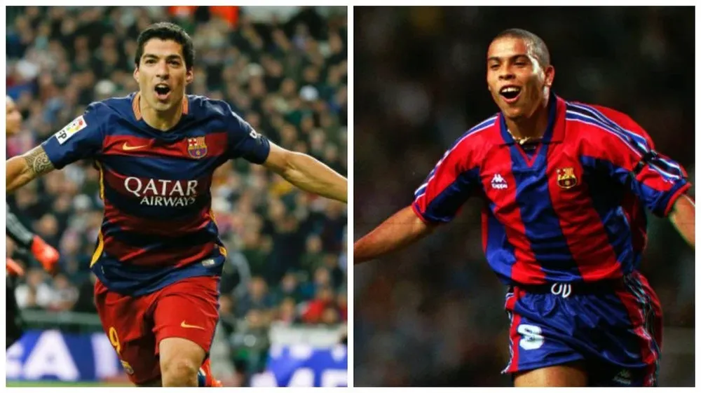 Suárez y Ronaldo, dos goleadores de Barcelona