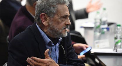 El presidente de Liverpool, José Luis Palma, en pleno Consejo de Fútbol Profesional de este jueves