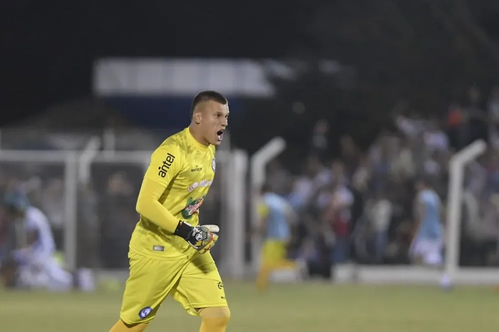 Washington Aguerre en el partido ante Nacional