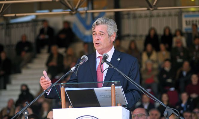 Nicolás Pino, presidente de la Sociedad Rural Argentina