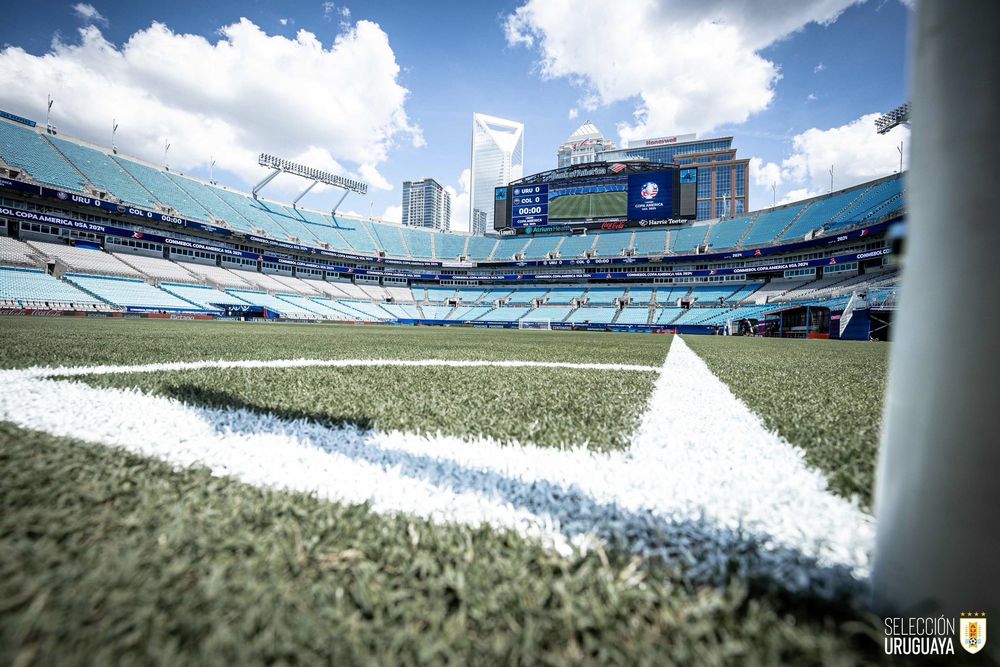 El Bank of America Stadium en el que jugará la selección de Uruguay ante Colombia