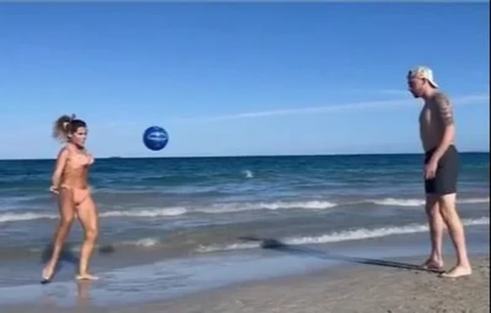 Federico Valverde y su pareja