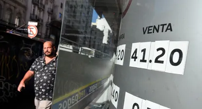 Pizarra de cambio. (Foto archivo)