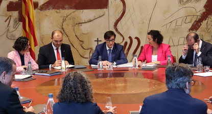 Salvador Illa encabeza la primera reunión del nuevo gobierno catalán