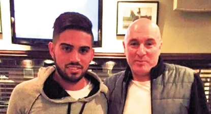 Albarracín junto a Gerardo Rabajda