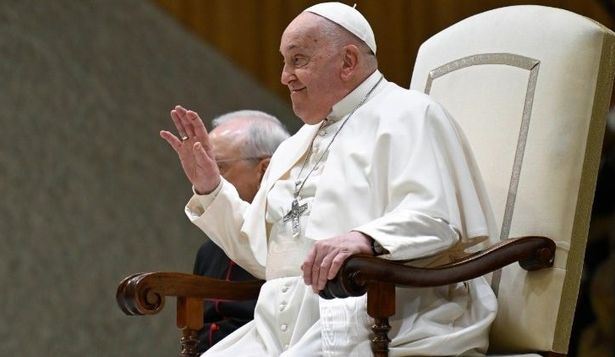 El Papa Francisco en la audiencia general del pasado 5 de febrero, antes de suu internación. &nbsp;