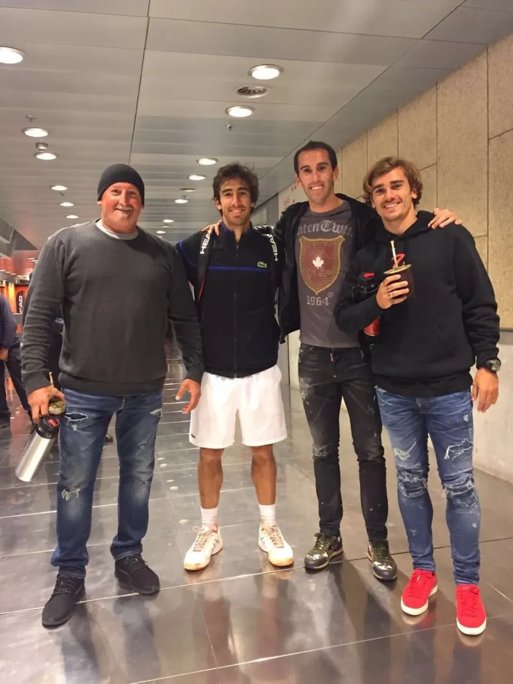 La foto que subió Griezmann