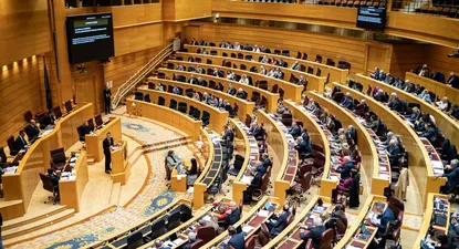 Sesión plenaria del Senado.