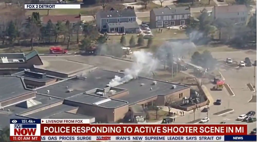 La escena en la sinagoga de Michigan