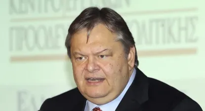 El ministro griego de Finanzas, Evangelos Venizelo.
