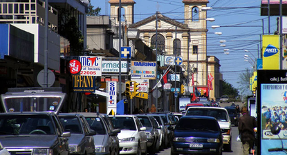 Calle Saravia en Melo. (Archivo)