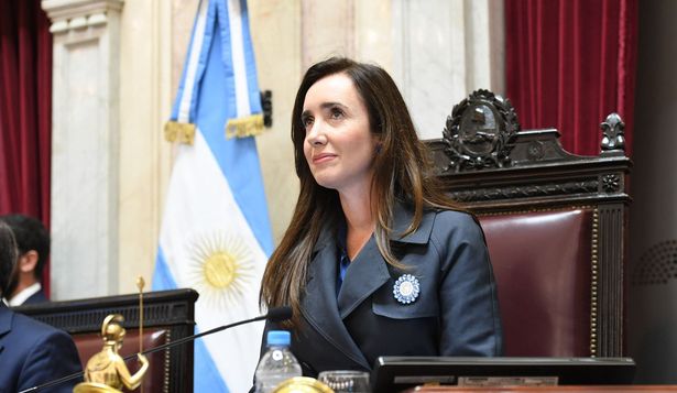 La vicepresidenta argentina, Victoria Villarruel