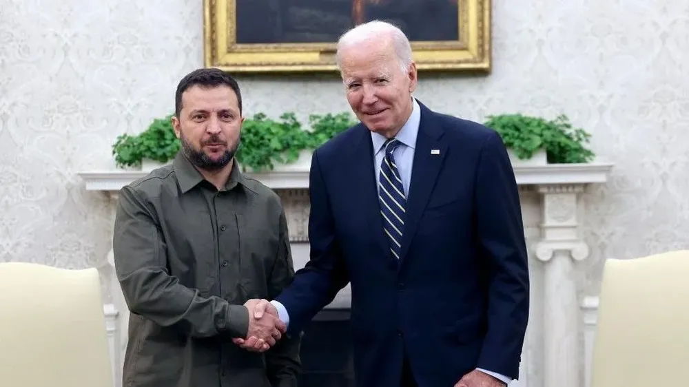 Zelensky y Biden en un encuentro en la Casa Blanca en septiembre pasado.