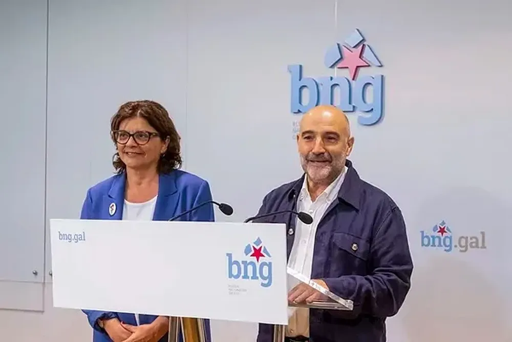 La senadora del BNG Carme da Silva y el diputado Néstor Rego