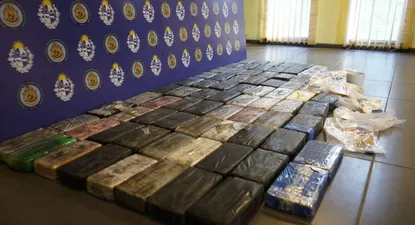 Incautaron 85 kilogramos de cocaína