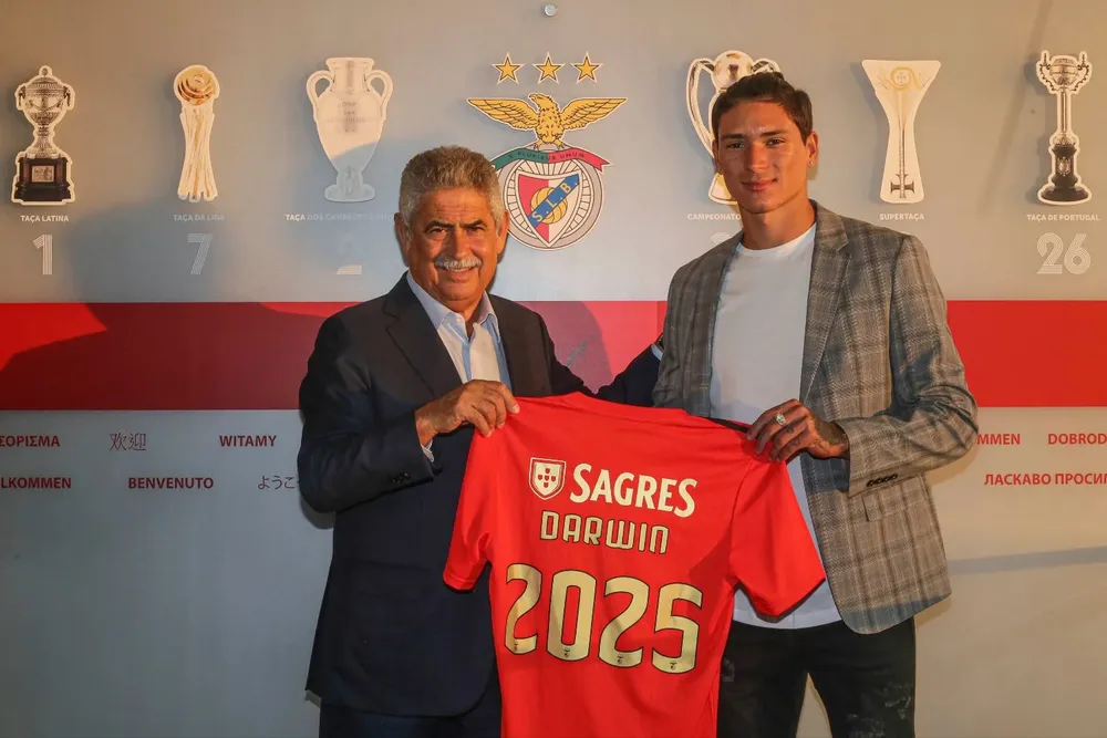 Darwin Núñez en Benfica