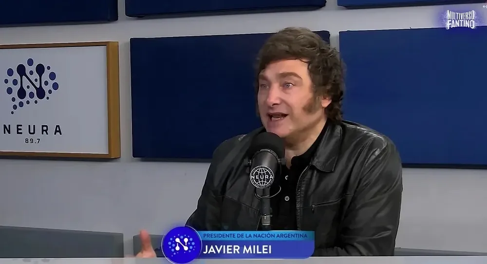 El presidente Javier Milei
