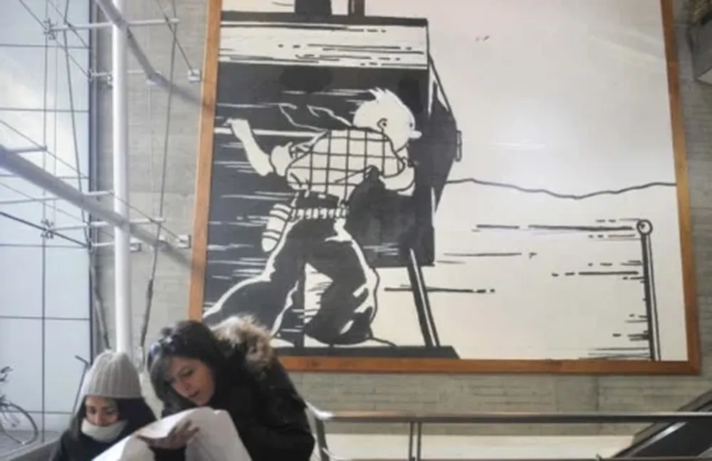 Se inaugurará un mural para decorar una estación ferroviaria de Bruselas