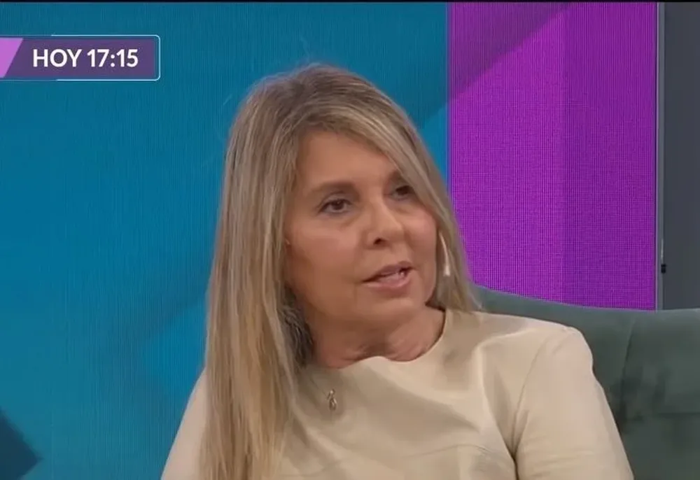 Carmela Hontou entrevistada en Canal 4 un año atrás. Archivo