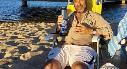 Fernando Pereira disfrutando de sus vacaciones en José Ignacio
