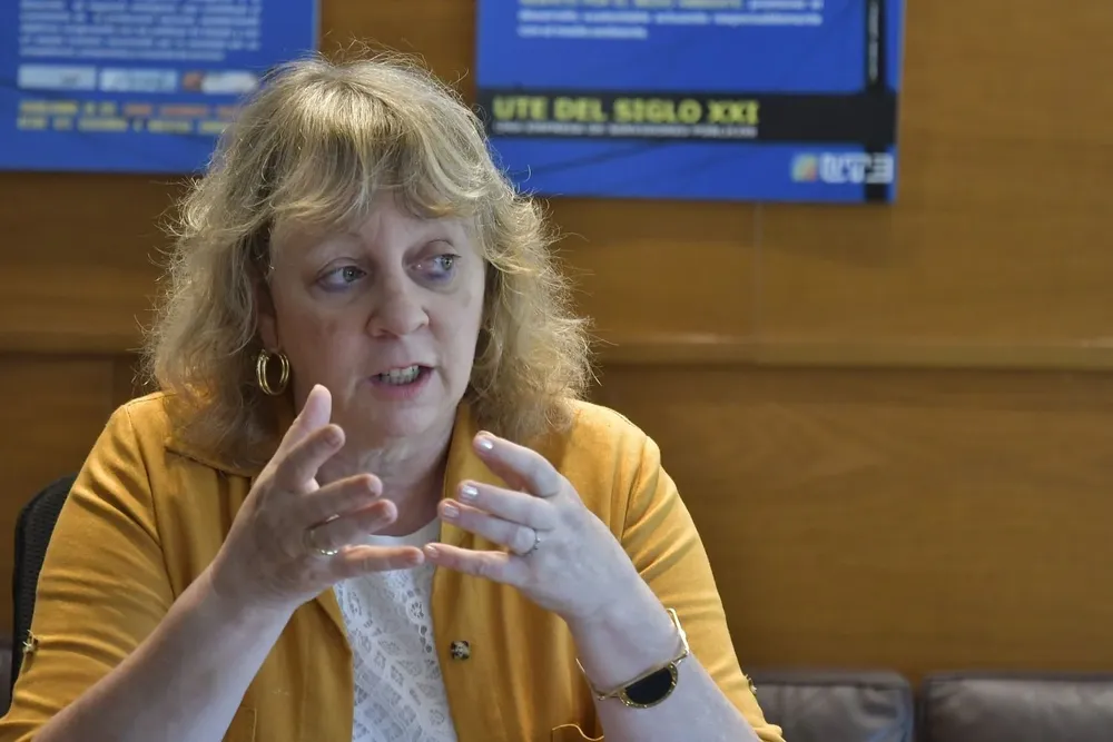 La presidenta de UTE, Silvia Emaldi.