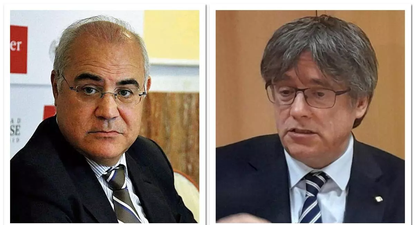 Juez del Tribunal Supremo Pablo Llarena y Carles Puigdemont