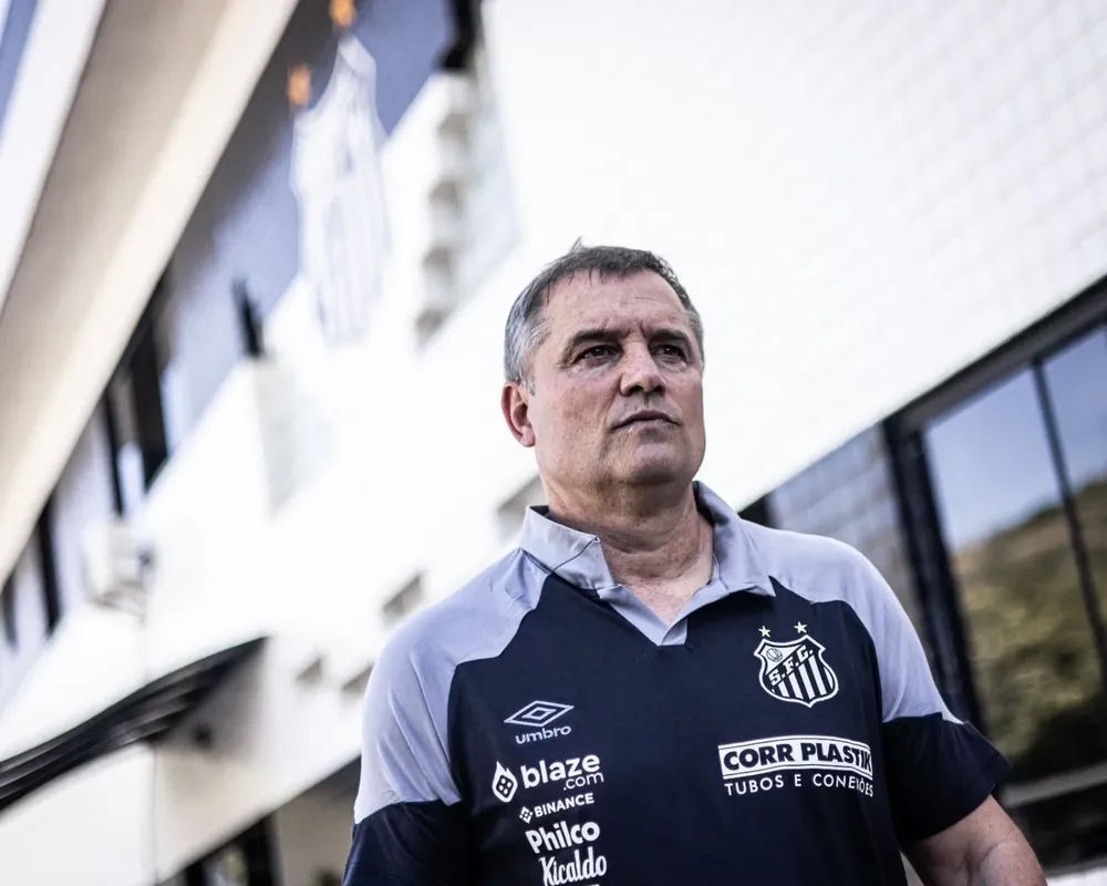 Diego Aguirre en Santos