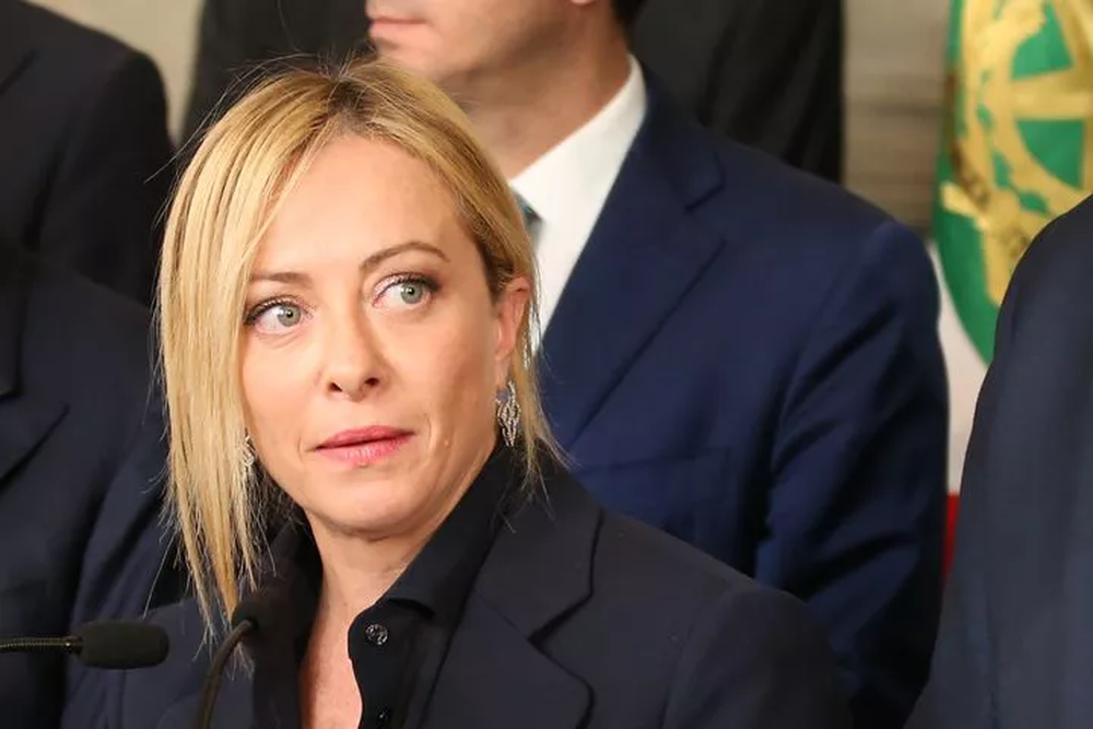 La primera ministra itaiana, Giorgia Meloni.