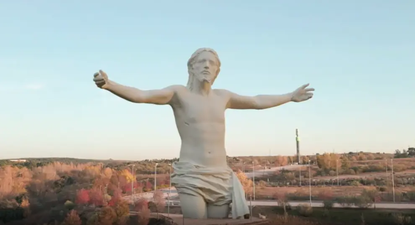 El proyecto del Cristo redentor en Madrid, de más de 30 metros de altura.